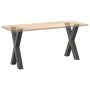Patas para mesa comedor forma X 2uds antracita 50x(72-73) cm de , Patas para mesas - Ref: Foro24-4012970, Precio: 105,19 €, D...