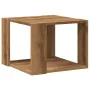 Mesa de centro madera de ingeniería roble artisan 40x40x30 cm by , Coffee table - Ref: Foro24-856495, Price: 30,32 €, Discoun...