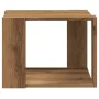 Mesa de centro madera de ingeniería roble artisan 40x40x30 cm by , Coffee table - Ref: Foro24-856495, Price: 30,32 €, Discoun...