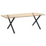 Patas para mesa comedor forma X 2uds acero negro 90x(72-73) cm von , Tischbeine - Ref: Foro24-4012924, Preis: 59,11 €, Rabatt: %