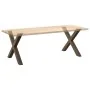 Patas para mesa comedor forma X 2uds acero natural 90x(72-73)cm von , Tischbeine - Ref: Foro24-4012987, Preis: 114,31 €, Raba...