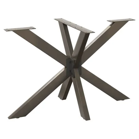 Pata mesa comedor forma araña natural 120x68x(72-73) cm acero de , Patas para mesas - Ref: Foro24-4013115, Precio: 142,49 €, ...