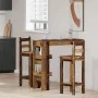 Mesa de bar de pared madera contrachapada envejecida by , Kitchen and dining tables - Ref: Foro24-856860, Price: 60,34 €, Dis...