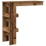 Mesa de bar de pared madera contrachapada envejecida by , Kitchen and dining tables - Ref: Foro24-856860, Price: 60,34 €, Dis...