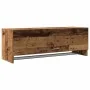 Armario de madera contrachapada envejecida 100x32,5x35 cm de , Armarios roperos - Ref: Foro24-856616, Precio: 51,43 €, Descue...