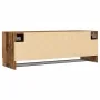 Armario de madera contrachapada envejecida 100x32,5x35 cm de , Armarios roperos - Ref: Foro24-856616, Precio: 51,43 €, Descue...