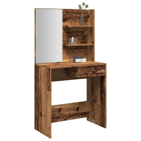 Tocador con espejo envejecida 74,5x40x141 cm by , Tables - Ref: Foro24-857007, Price: 88,95 €, Discount: %
