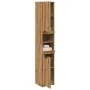 Armario de baño madera ingeniería roble artisan 32x34x188,5 cm de , Tocadores de baño - Ref: Foro24-856944, Precio: 91,42 €, ...