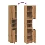 Armario de baño madera ingeniería roble artisan 32x34x188,5 cm de , Tocadores de baño - Ref: Foro24-856944, Precio: 91,42 €, ...