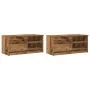 Muebles para TV 2 uds madera contrachapada envejecida de , Muebles TV - Ref: Foro24-856855, Precio: 85,06 €, Descuento: %