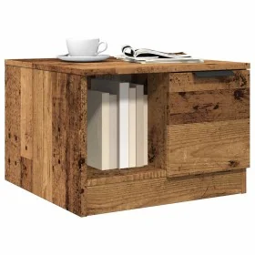 Mesa de centro madera de ingeniería envejecida 50x50x36 cm by , Coffee table - Ref: Foro24-856848, Price: 49,67 €, Discount: %