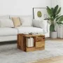 Mesa de centro madera de ingeniería envejecida 50x50x36 cm by , Coffee table - Ref: Foro24-856848, Price: 49,67 €, Discount: %