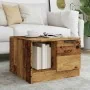 Mesa de centro madera de ingeniería envejecida 50x50x36 cm by , Coffee table - Ref: Foro24-856848, Price: 49,67 €, Discount: %