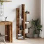 Armario de libros madera contrachapada envejecida 48x25,5x140cm by , Bookcases and shelves - Ref: Foro24-856694, Price: 54,90...