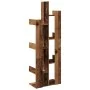 Armario de libros madera contrachapada envejecida 48x25,5x140cm by , Bookcases and shelves - Ref: Foro24-856694, Price: 54,90...