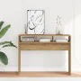 Mesa consola madera de ingeniería roble artesanal 105x30x80 cm by , Side tables - Ref: Foro24-856623, Price: 53,07 €, Discoun...