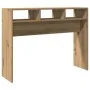 Mesa consola madera de ingeniería roble artesanal 105x30x80 cm by , Side tables - Ref: Foro24-856623, Price: 53,07 €, Discoun...