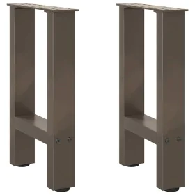 Patas para mesa de centro de acero natural 2 uds 38x(42-43) cm von , Tischbeine - Ref: Foro24-4013279, Preis: 56,43 €, Rabatt: %