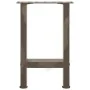 Patas para mesa de centro de acero natural 2 uds 38x(42-43) cm by , Table legs - Ref: Foro24-4013279, Price: 56,43 €, Discoun...