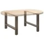 Patas para mesa de centro de acero natural 2 uds 70x(42-43) cm von , Tischbeine - Ref: Foro24-4013291, Preis: 67,81 €, Rabatt: %