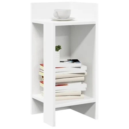 Mesas auxiliares 2 uds con estante blanco 25,5x27x60 cm von , Seitentische - Ref: Foro24-858543, Preis: 37,33 €, Rabatt: %