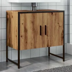 Mueble de lavabo de baño madera roble artisan 60x33x60 cm von , Badezimmerwaschtische - Ref: Foro24-857703, Preis: 58,07 €, R...