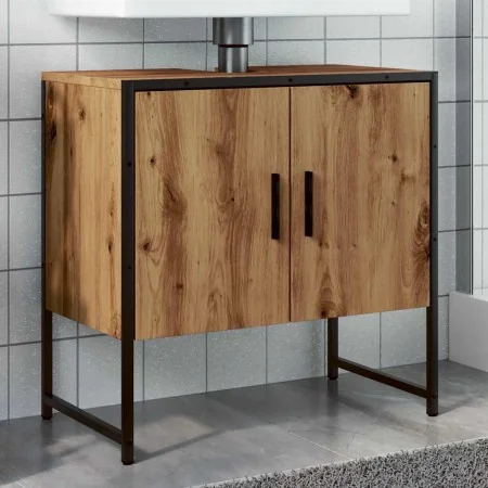 Mueble de lavabo de baño madera roble artisan 60x33x60 cm de , Tocadores de baño - Ref: Foro24-857703, Precio: 58,06 €, Descu...