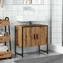 Mueble de lavabo de baño madera roble artisan 60x33x60 cm de , Tocadores de baño - Ref: Foro24-857703, Precio: 58,06 €, Descu...