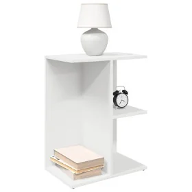 Mesitas de noche 2 uds madera de ingeniería blanco 46,5x29x61cm by , Nightstands - Ref: Foro24-858651, Price: 57,61 €, Discou...
