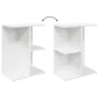 Mesitas de noche 2 uds madera de ingeniería blanco 46,5x29x61cm de , Mesitas de noche - Ref: Foro24-858651, Precio: 57,61 €, ...