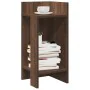 Mesas auxiliares 2 uds con estante marrón roble 25,5x27x60 cm by , Side tables - Ref: Foro24-858555, Price: 40,84 €, Discount: %