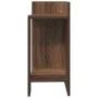 Mesas auxiliares 2 uds con estante marrón roble 25,5x27x60 cm by , Side tables - Ref: Foro24-858555, Price: 40,84 €, Discount: %