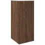 Mesas auxiliares 2 uds con estante marrón roble 25,5x27x60 cm by , Side tables - Ref: Foro24-858555, Price: 40,84 €, Discount: %