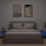 Muebles de TV de pared con luces LED 2 uds envejecida by , TV Furniture - Ref: Foro24-857673, Price: 43,45 €, Discount: %