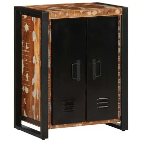 Aparador madera maciza reciclada multicolor 55x35x70 cm by , Sideboards - Ref: Foro24-4013574, Price: 189,01 €, Discount: %