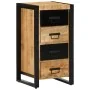 Cajonera madera maciza de mango 40x40x90 cm by , Sideboards - Ref: Foro24-4013581, Price: 228,28 €, Discount: %