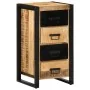 Cajonera madera maciza de mango 40x40x90 cm by , Sideboards - Ref: Foro24-4013581, Price: 228,28 €, Discount: %