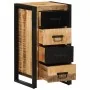 Cajonera madera maciza de mango 40x40x90 cm by , Sideboards - Ref: Foro24-4013581, Price: 228,28 €, Discount: %