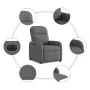 Sillón reclinable eléctrico de tela gris oscuro de , Sillones - Ref: Foro24-3302953, Precio: 245,76 €, Descuento: %
