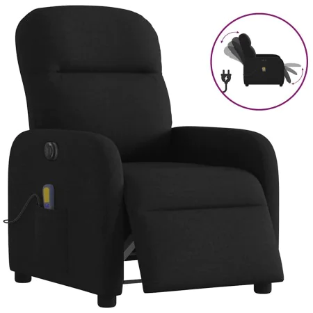 Sillón reclinable de masaje eléctrico tela negro von , Sessel - Ref: Foro24-3302964, Preis: 239,11 €, Rabatt: %