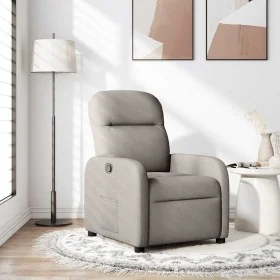Sillón reclinable de tela gris taupe von , Sessel - Ref: Foro24-4015529, Preis: 177,10 €, Rabatt: %