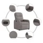 Sillón reclinable de tela gris taupe von , Sessel - Ref: Foro24-4015529, Preis: 179,37 €, Rabatt: %