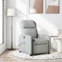 Sillón de masaje reclinable de tela gris nube by , Armchairs - Ref: Foro24-4015541, Price: 198,79 €, Discount: %