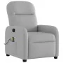 Sillón de masaje reclinable de tela gris nube by , Armchairs - Ref: Foro24-4015541, Price: 198,79 €, Discount: %