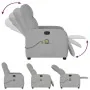 Sillón de masaje reclinable de tela gris nube by , Armchairs - Ref: Foro24-4015541, Price: 198,79 €, Discount: %