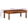Mesa de centro de madera maciza 110x60x40 cm acacia von , Couchtisch - Ref: Foro24-4102368, Preis: 186,19 €, Rabatt: %