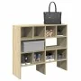 Zapateros 2 uds apilables roble sonoma 89,5x30x40 cm by , Dresser Organizers and Bar Hangers - Ref: Foro24-858844, Price: 73,...