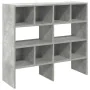 Zapateros 2 uds apilables gris hormigón 89,5x30x40 cm de , Organizadores de vestidores y perchas de barra - Ref: Foro24-85884...