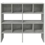 Zapateros 2 uds apilables gris hormigón 89,5x30x40 cm de , Organizadores de vestidores y perchas de barra - Ref: Foro24-85884...