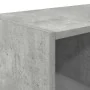 Zapateros 2 uds apilables gris hormigón 89,5x30x40 cm de , Organizadores de vestidores y perchas de barra - Ref: Foro24-85884...